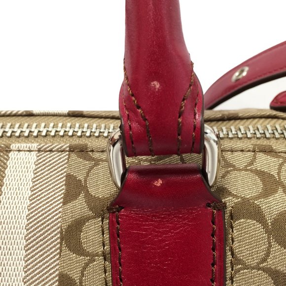 COACH 21154 Red Legacy Molly Satchel - Picture 4 of 11